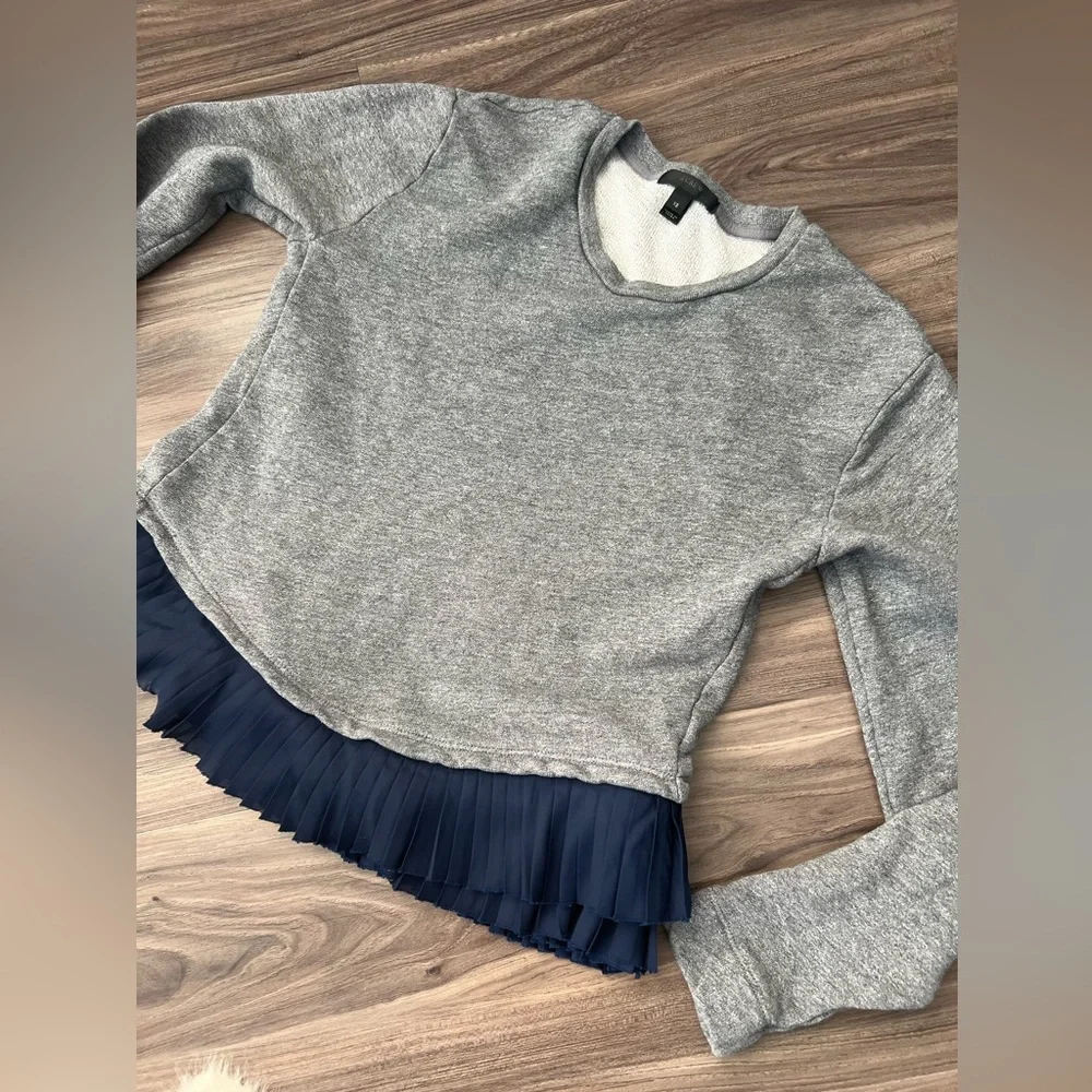 J. Crew ruffle hem pullover‎ sweater